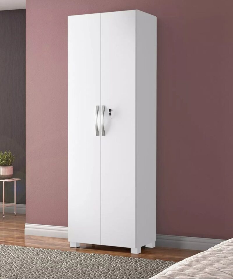Multiuso Sparta/ Branco ( Benetil )
2 Portas / 1 chave 5 Plateleiras