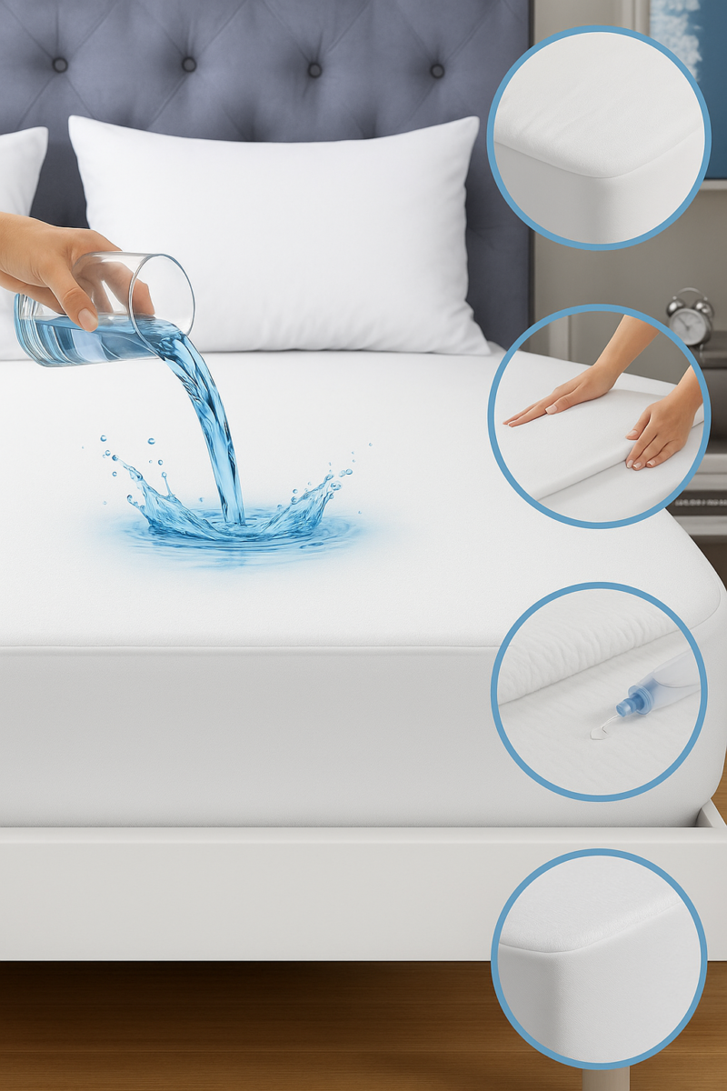 ð¥ Oferta ð¥ 

Protetor de Colchão Castor Solteiro Impermeável + Saúde Premium Percal 88x1.88x50cm - Imagem 2