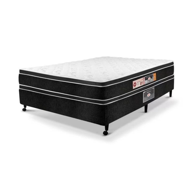 ð¥ Oferta de Aniversário ð ð¥³ 
Conjunto Box Black white/ Casal D33/  1.38x1.88x27 ( Castor ) 2 anos de garantia