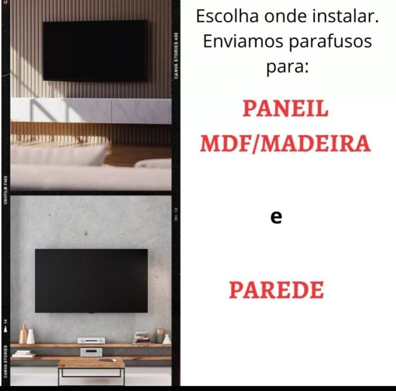 Suporte para TV ( universal ) Todos os tamanhos / para Painel ou Parede - Imagem 4