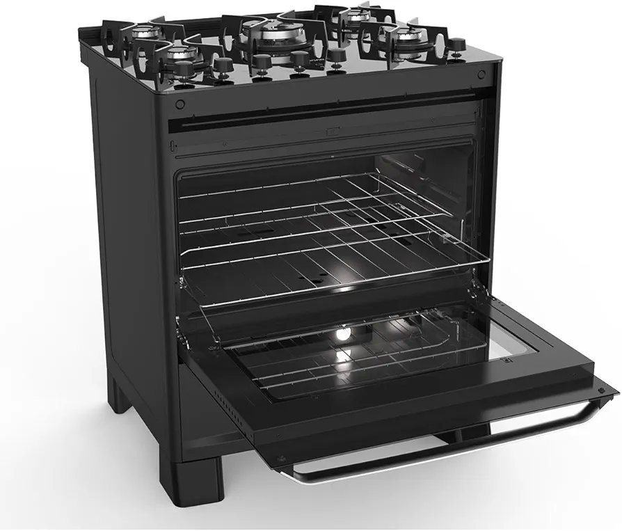 Fogão Best Glass 5 Queimadores Mesa de Vidro Temperado - Imagem 6