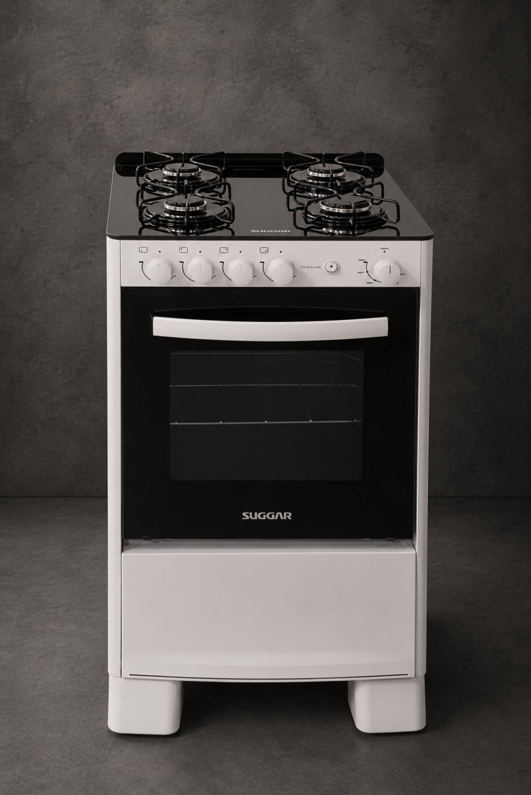 Fogão Cook Glass 4 Queimadores Com Acendimento Automático ( Bivolt )