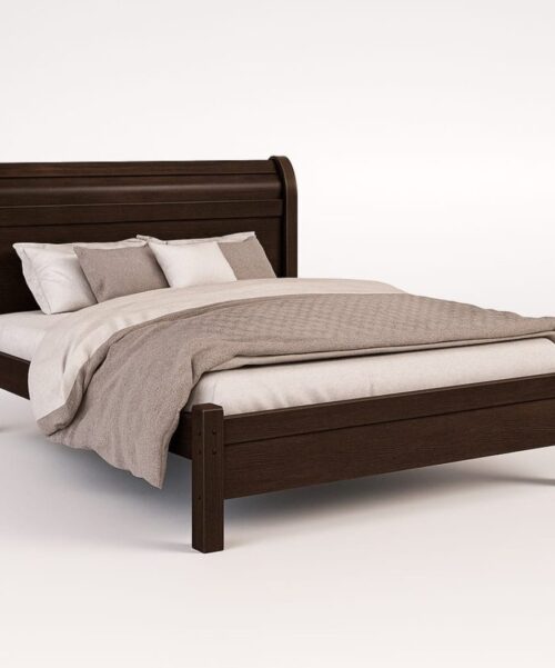 Cama Madri Casal 100% MDF 1.38x1.88 Pés e Cabeceira com Quinas Arredondas